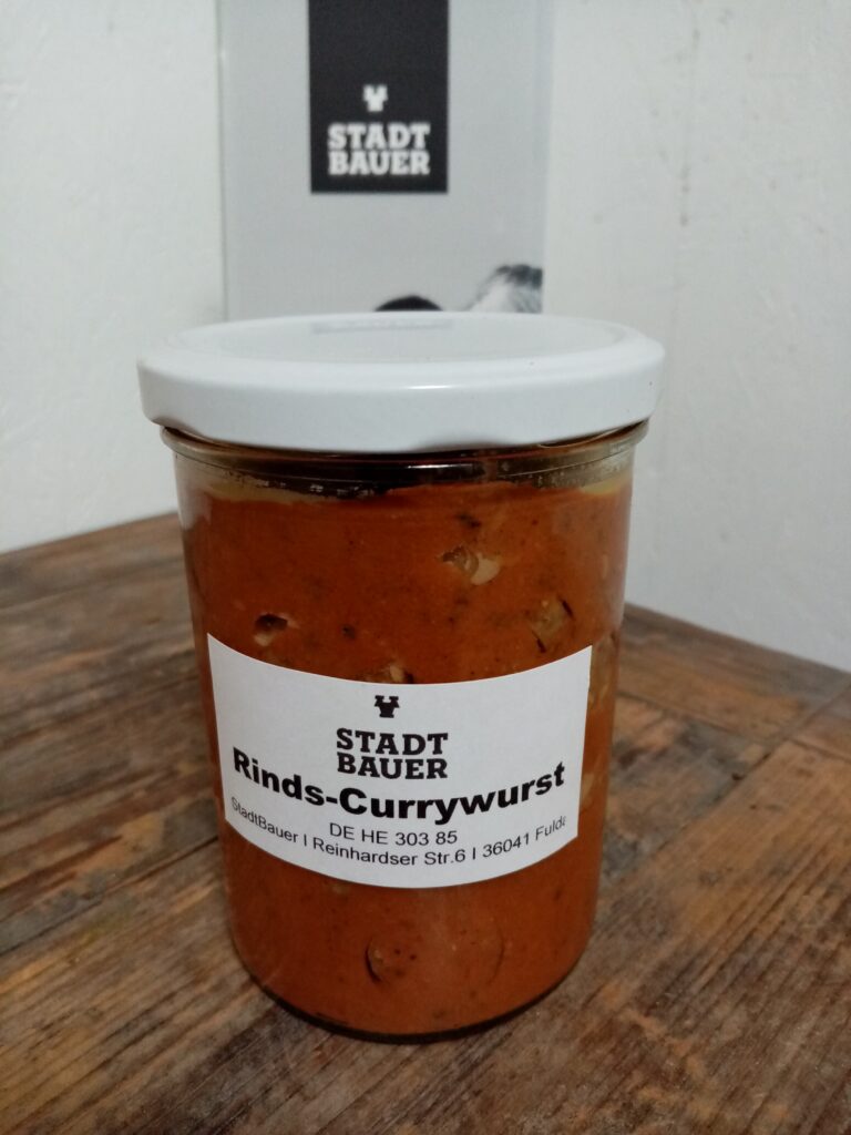 Currywurst Sauce Im Glas